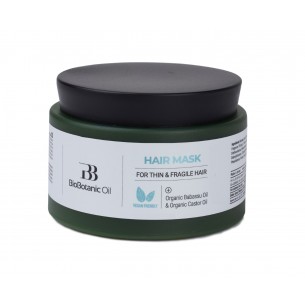 Therapeutic mask for thin, thinning and brittle hair