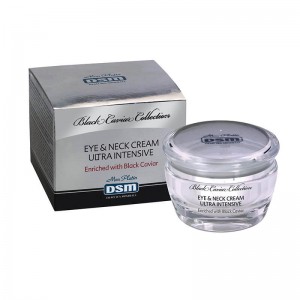 Eye & neck ultra intensive cream with vitamins capsules black caviar