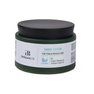 Therapeutic mask for thin, thinning and brittle hair