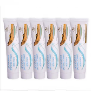 6 pack Natural Dead Sea mineral TOOTH PASTE