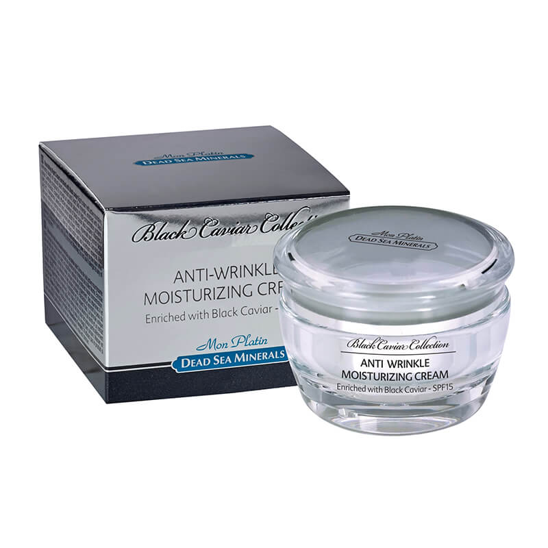 Anti-wrinkle moisturizing cream SPF 15 black caviar