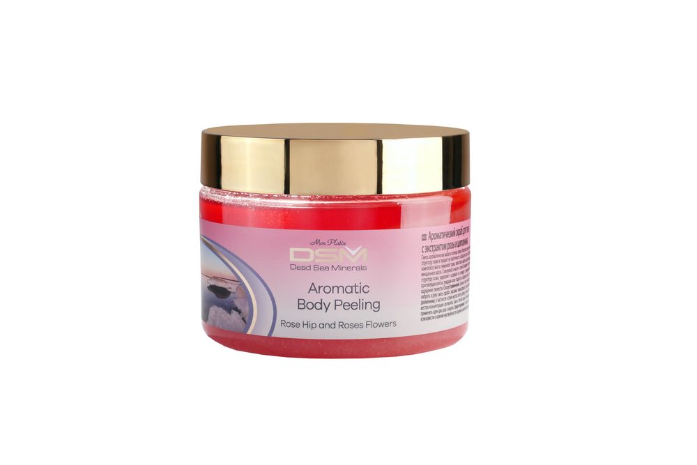 Aromatic body peeling Rose Hip & Roses Flowers